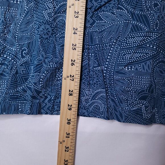 Tori Richard Hawaiian Shirt Mens Medium Blue Paisley AOP - Picture 6 of 11